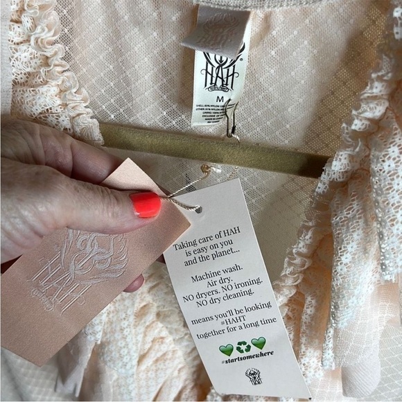 Revolve We are HAH Medium “Mags About You” Mini Dress blush pink retail $300 NWT - Picture 11 of 12